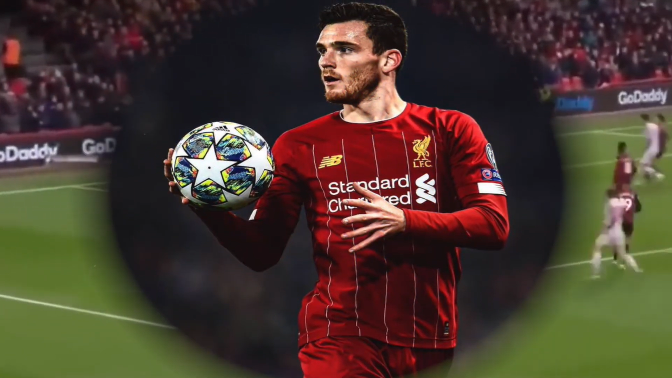 O zagueiro do Liverpool, Andrew Robertson