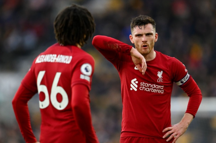 Andrew Robertson pede mudança no calendário do futebol a perspectiva de um jogador