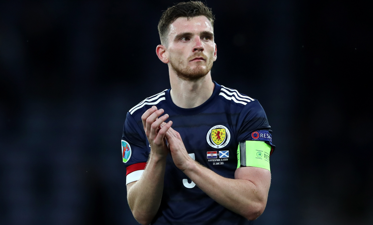 Andrew Robertson discute o desafio da Escócia contra a Alemanha na Euro 2024